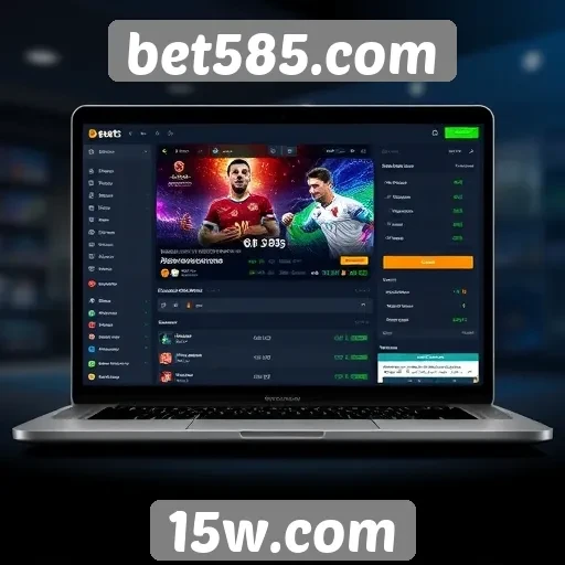 Interface e usabilidade do bet585
